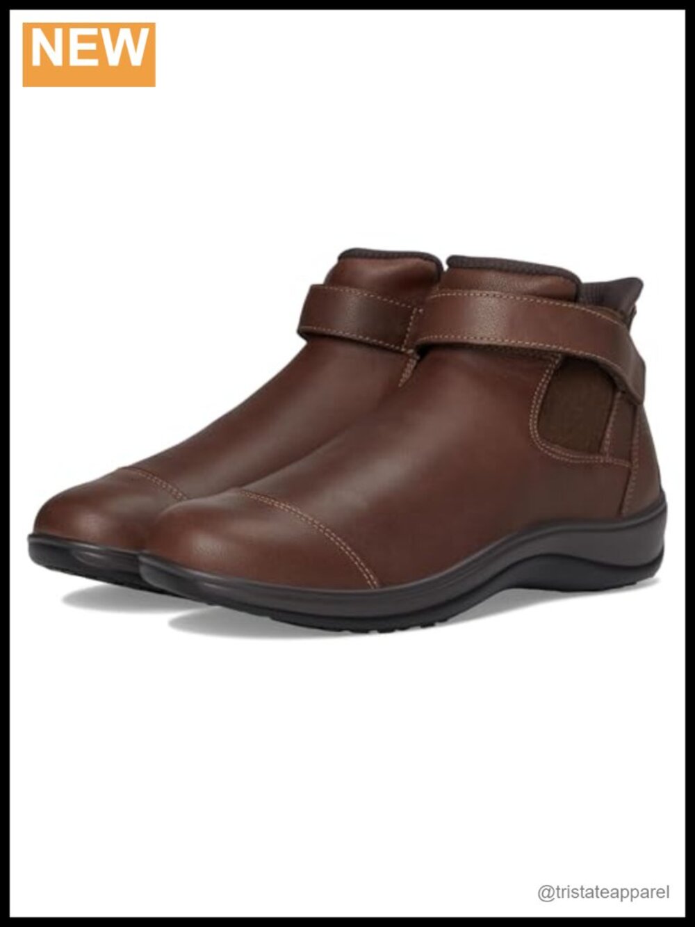 Orthofeet Blaire Leather Ankle Boots Orthopedic Diabetic Wide Width